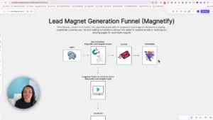Lead magnet generation funnel with Magnetify