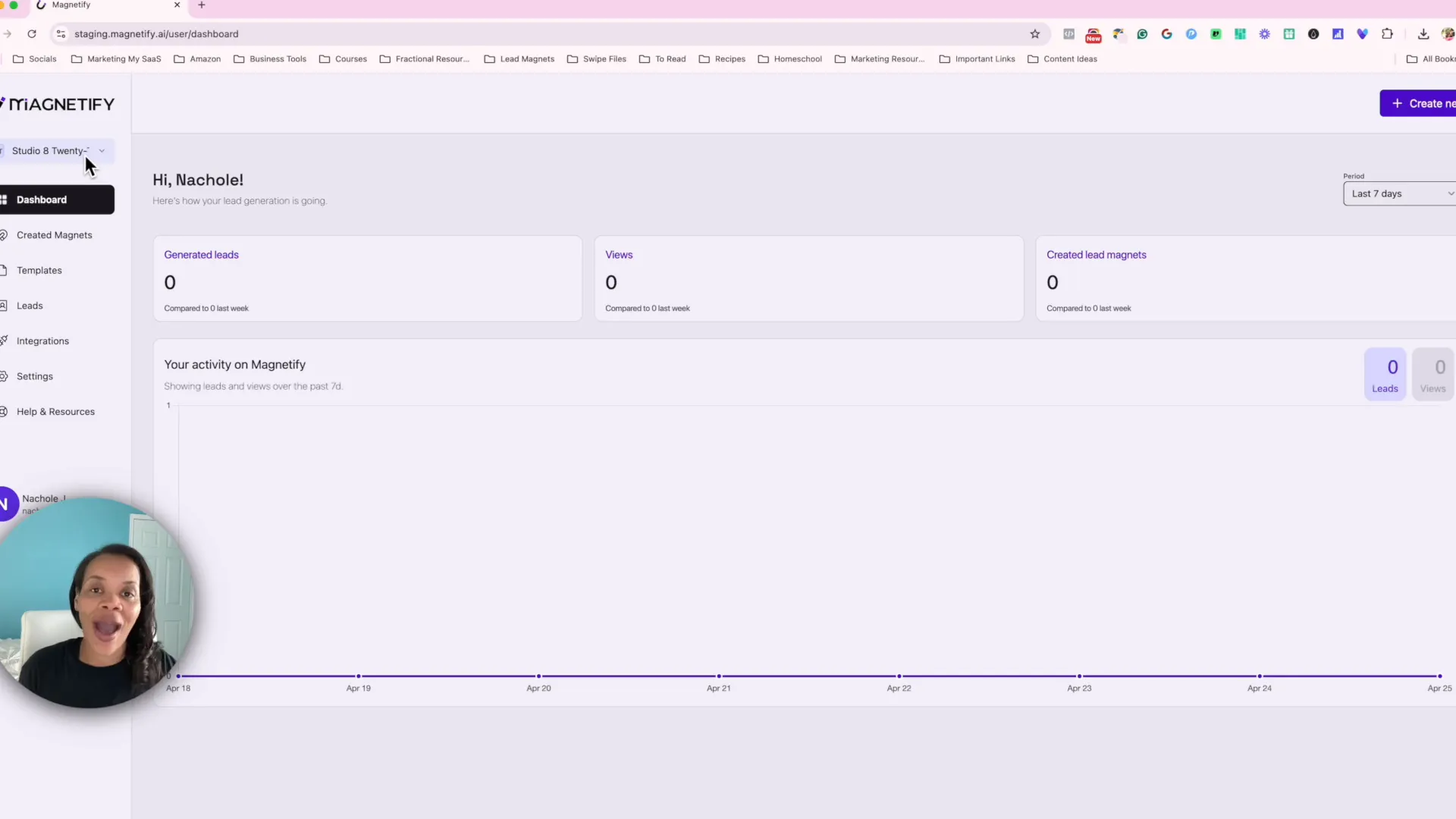 Workspace management in Magnetify dashboard